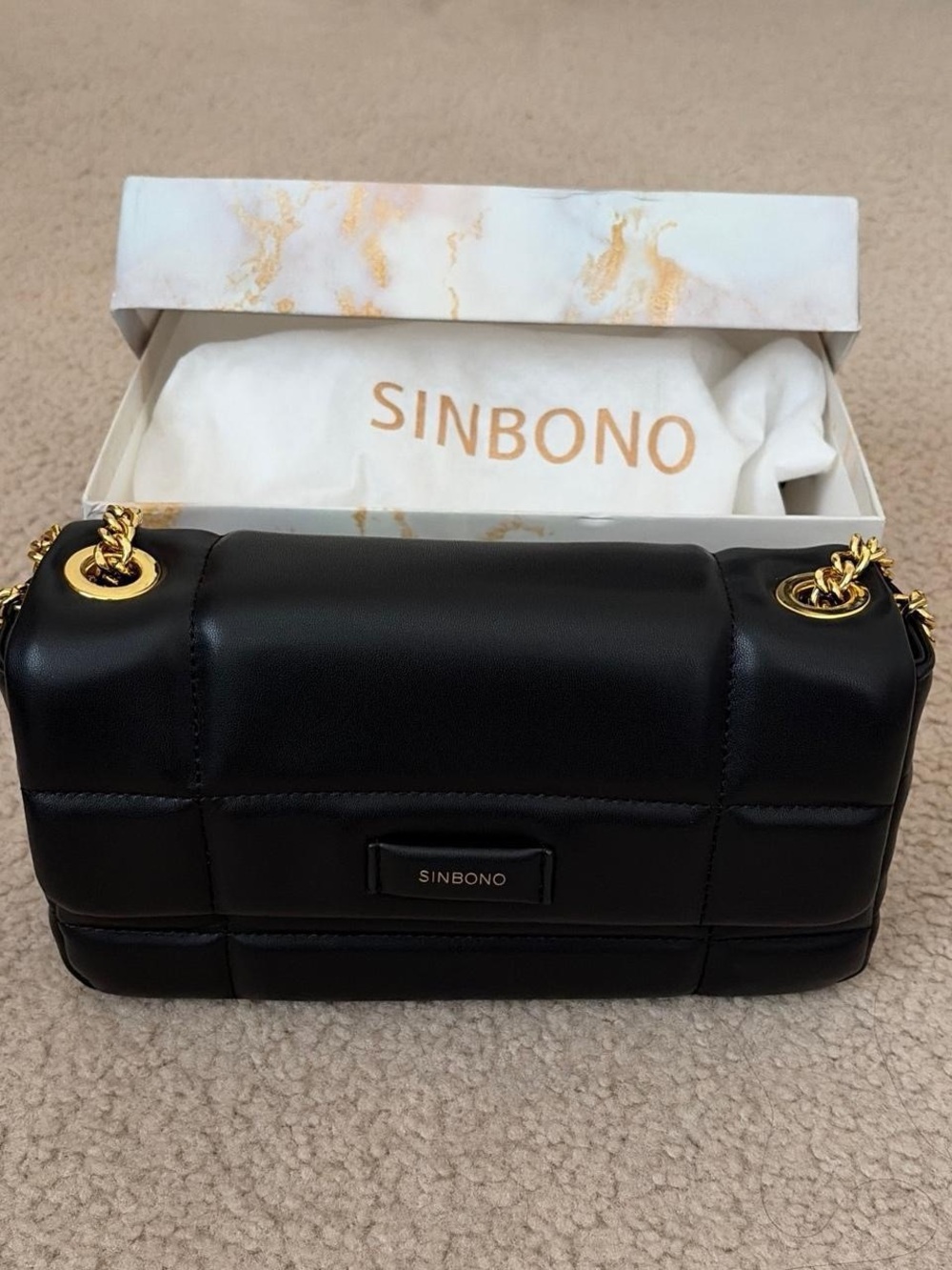 SINBONO BLACK ALYSSA BAG